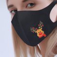 thumbnail image 3 of serony Christmas-Themed Cosplay Facial Mask Dustproof Elastic Ear Wearing Face Cover with Filter Type E F 1Set, 3 of 6