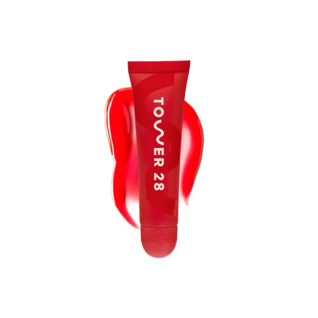 Bálsamo para el tratamiento de labios Tower 28 LipSoftie Blood Orange Vanilla