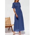 thumbnail image 3 of Vestido PRETTYGARDEN 2025 Verano Azul Calado Talla S, 3 of 6