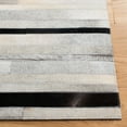 thumbnail image 5 of SAFAVIEH Studio Leather Forrester Striped Area Rug, Ivory/Black, 5' x 8', 5 of 9