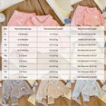 thumbnail image 3 of HFHAPW Kids Girls Pajamas Set Long Sleeve Button Down Pjs Sleepwear Loungewear 2 Piece Set for Daily,2-3 Y, 3 of 7