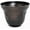 Black, variant on Small Medieval 10X8" inches Plastic Flowerpot/Planter/Urn with Rustic Greek/Roman Look for Nursery Indoor, Outdoor, Garden, Patio, Office Ornaments, Home Decor, Long Lasting, Reusable, Light Weight