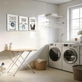 thumbnail image 4 of ZHONGYUTONG 3Pcs Laundry Room Canvas Wall Art Rustic Farmhouse Laundry Sign Picture Prints Wash Dry Fold Art Poster Vintage Country Paintings Gray White Bathroom Decor (11.00" x 14.00" x 3PCS), 4 of 5