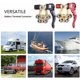 thumbnail image 5 of Conector de terminal de batería de automóvil de liberación rápida Terminal de batería positivo y negativo - Terminal de batería de 2 piezas para automóviles, camiones, autobuses - Rojo y, 5 of 5