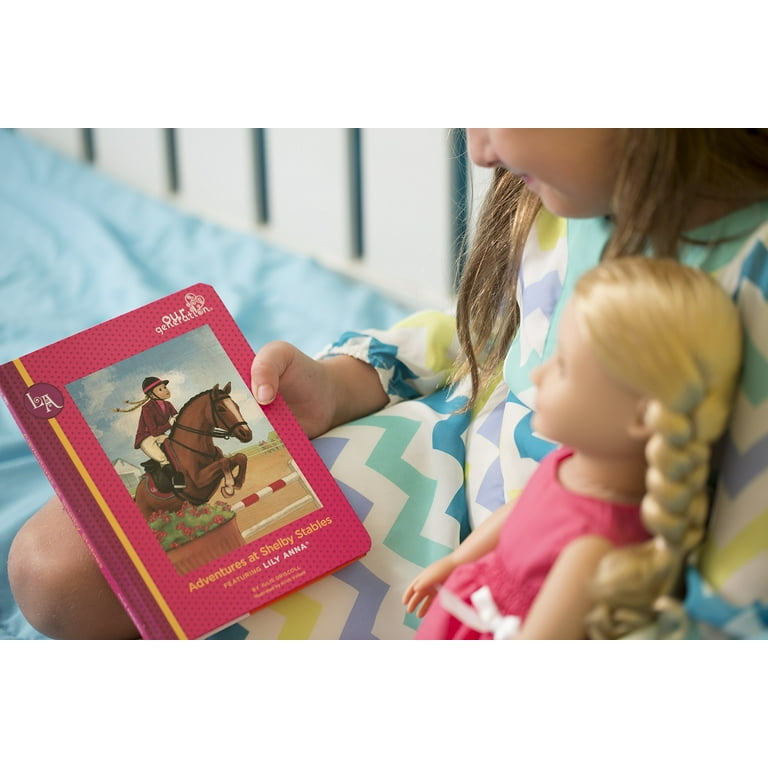 Our Generation Lily Anna Poseable Deluxe Doll Set with Riding