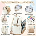 thumbnail image 3 of DAKIMOE 3 PCS School Backpacks for College Teens Cute Girlish Middle High School Bookbag Large Capacity Lightweight Waterproof Daypack for Students, 3 of 8