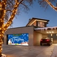 thumbnail image 4 of PRETXORVE Christmas Decorations, Christmas Decor, Garage Garage Festive Scene Door Party Background, 4 of 6
