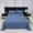 🔥 Dark Blue, variant on Msgweeeg Bed Sheet Elegant Shine Solid Color Bed SheetPerson Bed SheetWashed Quilt Sheet