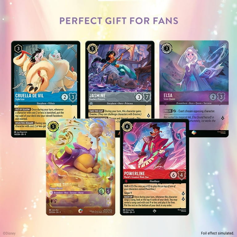 Ravensburger Disney Lorcana TCG: Fabled Booster Pack Display Box - 24 Packs  with 12 Trading Cards Each - Ideal for Collectors & Disney Fans - Suitable  for Ages 8+ - Walmart.com