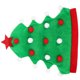thumbnail image 5 of KAKOWELY Sombrero de fiesta navideño, novedoso sombrero decorativo de Papá Noel con forma de árbol de Navidad., 5 of 5