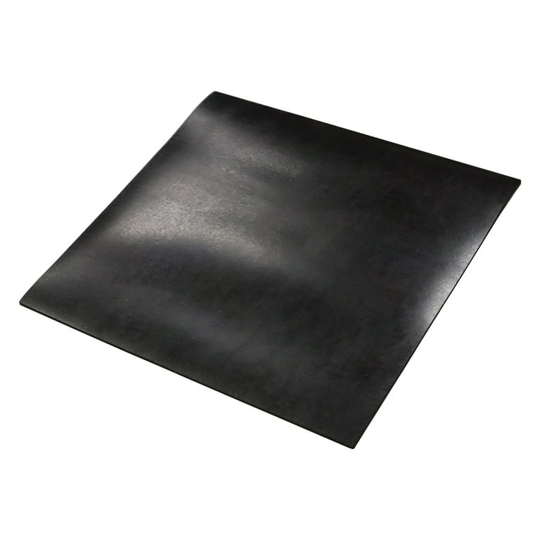 Rubber-Cal General Purpose Black 0.062 in. x 5 in. x 5 in. Rubber Sheet 60A (50-Pack)