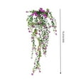 thumbnail image 4 of Viflosae Artificial Flowers for Decoration Fake Flower 2pcs Artificial Artificial Hanging Flowers Artificial Flower Vines Chlorophytum Plastic Artificial Flowers Outdoor Flowers, 4 of 6