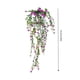 thumbnail image 3 of 2 piezas de flores artificiales colgantes, enredaderas de flores artificiales, clorofito, flores artificiales de plástico para exteriores., 3 of 5