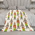 thumbnail image 5 of Christmas Nutcracker Candy Cane Flannel Fleece Throw Blanket Xmas Sweet 50x60 Inches Soft Blanket for Couch,Cozy,Warm,Lightweight, 5 of 6