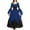 A-Blue, variant on Renaissance Dress for Women Medieval Victorian Swing Dress Batwing Sleeve Victorian Gothic Off Shoulder Dress Fairy Pirate Witch Wedding Dress B-Red