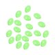 thumbnail image 1 of Cuentas de pesca luminosas de plástico suave ovaladas Uxcell 12x8mm herramienta de aparejos verdes 200 piezas, 1 of 5