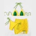 thumbnail image 5 of ZPAQI Lace Up Bathing Suits for Women Swimwear Three Pieces Split Swimsuits, 5 of 20
