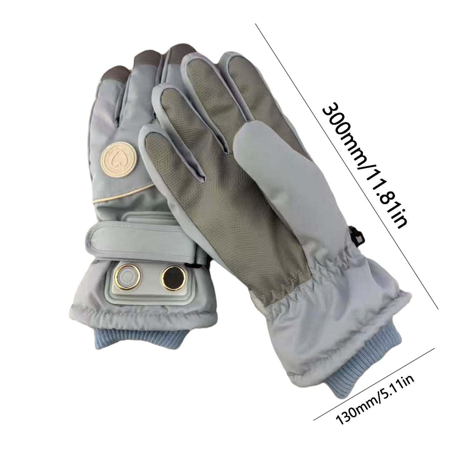 Rechargeable Heated Gloves – Adjustable 3-Heat Winter Gloves for Skiing, Motorcycle & Outdoor Work, Touchscreen Compatible (Men/Women)