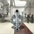 thumbnail image 5 of ECUTEE 12GPM Air-Operated Double Diaphragm Pump Petroleum Fluids 1/2" Inlet & Outlet, 5 of 14