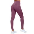 thumbnail image 4 of NELEUS Womens High Waist Ankle Yoga Leggings Workout with Two Pockets,Lavender Pinkish Purple,US Size 3XL, 4 of 12