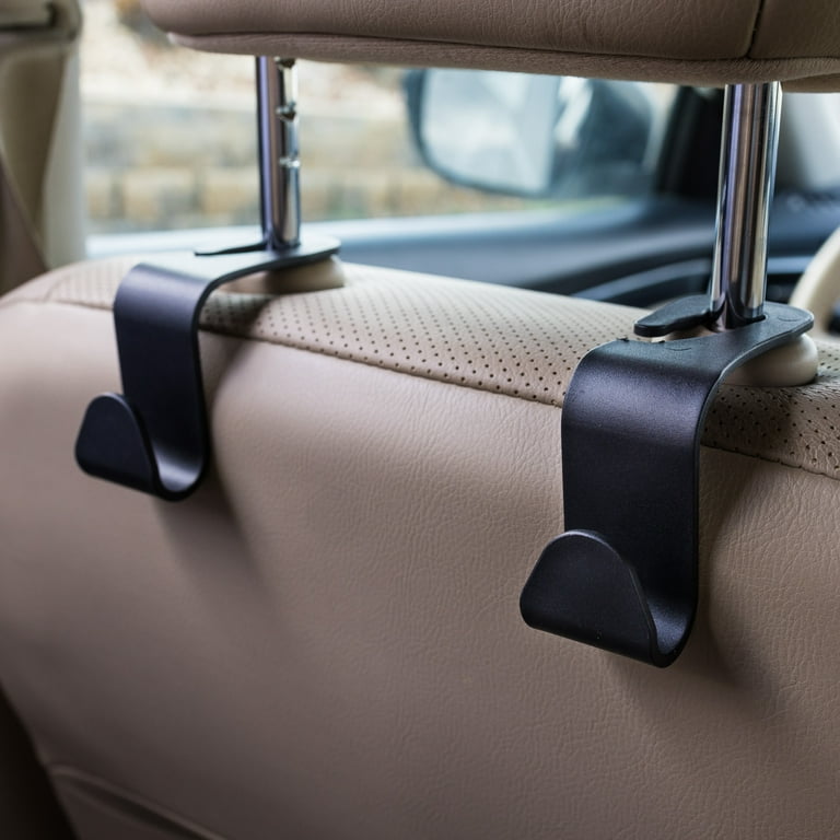 Shop GENERIC Sulfar Car Backseat Headrest Hook, Black - Set of 4