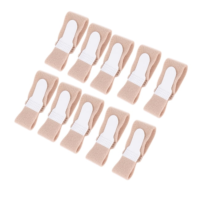 10 piezas Corrector de hallux valgus Separador de dedos pulgares Ajustador de juanetes Aparatos ortopédicos