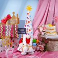 thumbnail image 5 of Puntoco Muñeca sin rostro de cumpleaños Duende enano Rudolf Muñeca sin rostro de cumpleaños Muñeca sentada Creativos Ancianos sin rostro Fiesta Festival Regalo, 5 of 5