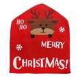 thumbnail image 1 of Toystoory Funda para silla, decoración navideña, funda para de comedor, múltiples patrones, lavable, a prueba de polvo, multiusos, decoración Kits de decoración para fiestas Patrón de ciervo Toystoory HA069928-03, 1 of 6