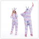thumbnail image 1 of Pijamas siameses de animales de león, zorro y pegaso, de franela de invierno con dibujos animados para hombres y mujeres, pijamas para padres e hijos, 1 of 6