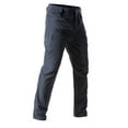 thumbnail image 5 of Zimjoy Hiking Pants Men Cargo Waterproof Ripstop Work Pants Stretch Light Weight Utility Trousers Waistband Durable Trousers with Multi Pocket, Blue L, 5 of 5