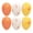 B, variant on CoreLiving Easter Egg Ornaments for Tree Hand Painted Plastic Hanging Decorations for Easter Wreath Basket Stuffers Indoor Party Favor Supplies, Multicolored, 6 Count