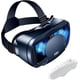 thumbnail image 1 of Auriculares VR para teléfono, Auriculares VR Gafas de Realidad Virtual Gafas para teléfono 3D Distancia Ajustable Suave y cómoda con Control Remoto para Juegos de películas 3D Negro, 1 of 9