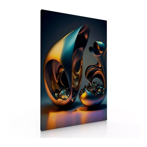 Cuadro Decorativo Moderno Canvas Figuras Abstractas