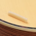 thumbnail image 4 of Sillín Sillín de guitarra y tuerca Material de hueso real 2 piezas para guitarra acústica de 6 cuerdas Tomshoo Sillín, 4 of 6