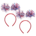 thumbnail image 1 of 2 Pcs Bandeaux de Fête Bandeaux de Cheveux Jour de l'Indépendance, 1 of 8