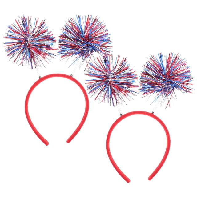 2 Pcs Bandeaux de Fête Bandeaux de Cheveux Jour de l'Indépendance