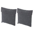 thumbnail image 1 of Unique Bargains 7'x7' Reusable Washable Polyester Snack Bag Sandwich Bag, Grey 2 Pack, 1 of 7