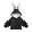 Gray, variant on AUNVITO 2025 Trendy Children's Coat Winter Rabbit Children's Plush Thick Coat Hooded Jacket Coat Top