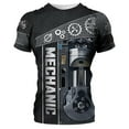 thumbnail image 1 of Men's Mechanic Graphic Pullover Athletic Tee, Gray, Size Large, 1 of 2