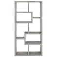 thumbnail image 3 of Bowery Hill Traditional Tall Spacious Wooden Bookcase in Gray Driftwood, 3 of 9