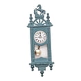 thumbnail image 1 of Reloj de casa de muñecas, reloj retro en miniatura, decoración de maquetas, juego de muebles en escala 1:12 Azul, 1 of 9