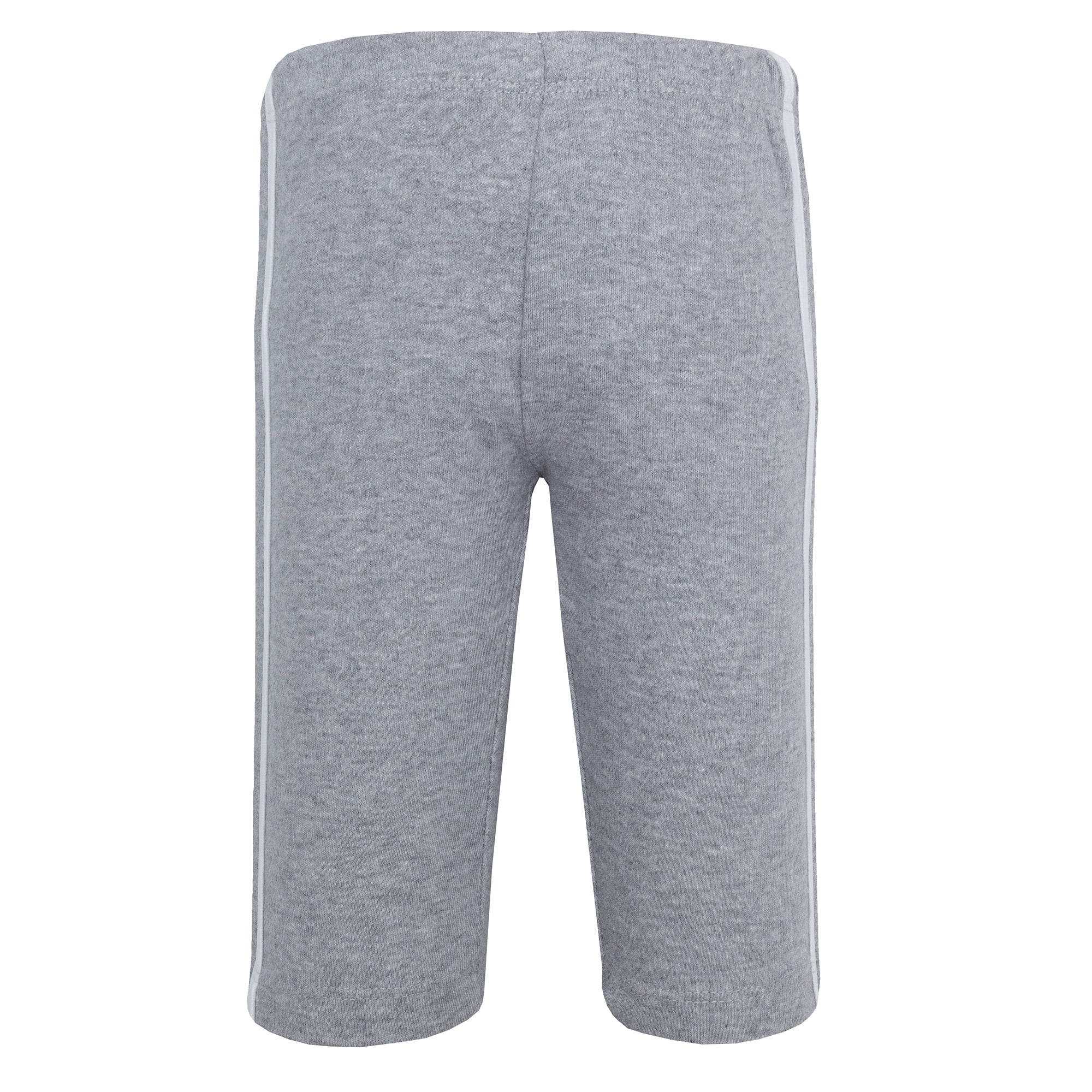 Hudson Baby Boy Cotton Pants and Leggings, Heather Gray Black, 2T