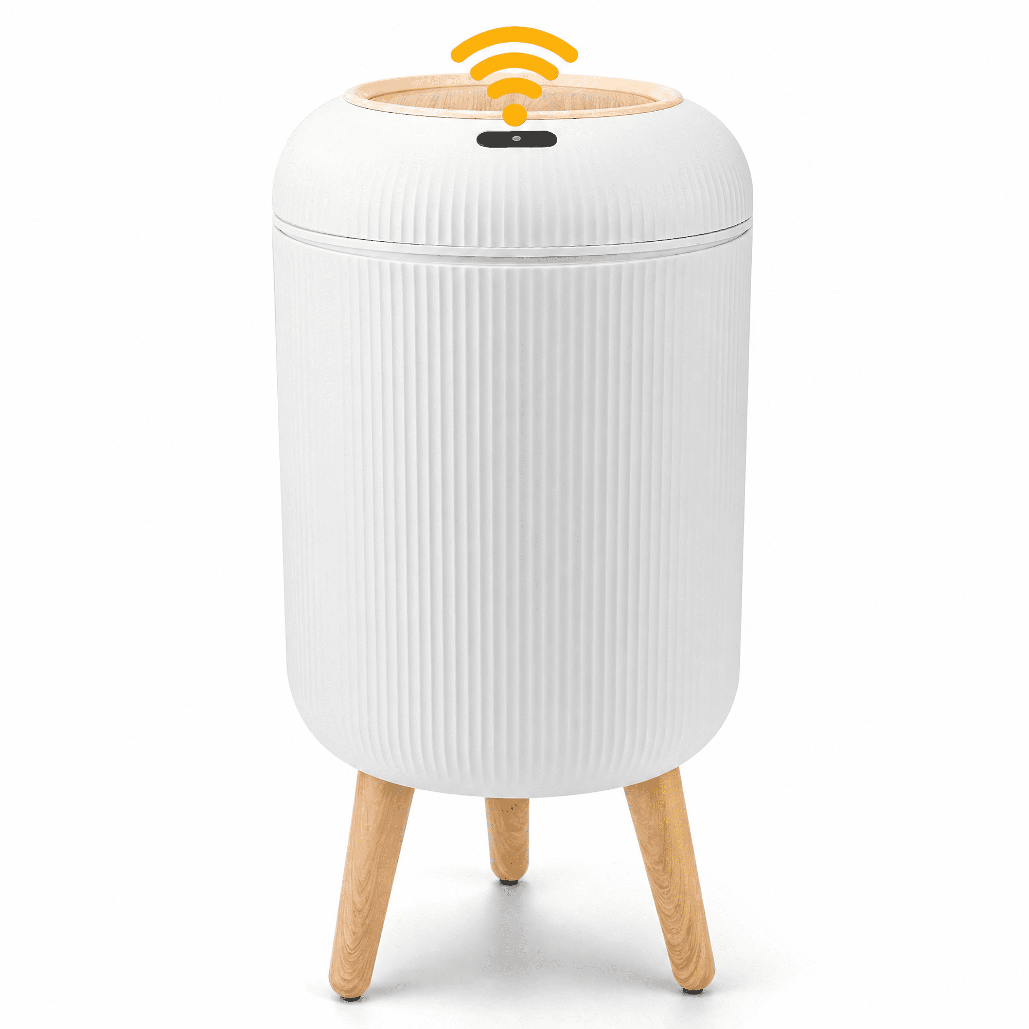 Motion Sensor Wastebasket, Touchless Trash Can for Kitchen, Bathroom, Office, Automatic Lid, Hygienic & Waterproof Plastic Garbage Bin