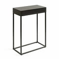 thumbnail image 5 of Kate and Laurel Karlsen Modern Wood and Metal Narrow Side Table, 16 x 8 x 24, Black, Minimal Slim End Table for Use as Bedroom Nightstand or Accent Entryway Table, 5 of 10