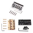 thumbnail image 4 of Naiovety Sillín rígido para guitarra eléctrica, componente de instrumento musical profesional, pieza trasera de Metal de 6 cuerdas, accesorio de Accesorios para instrumentos musicales Negro Naiovety OD026102-03, 4 of 6