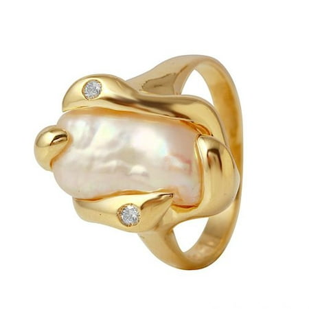 Foreli Shell 14K Yellow Gold Ring MSRP$4490.00