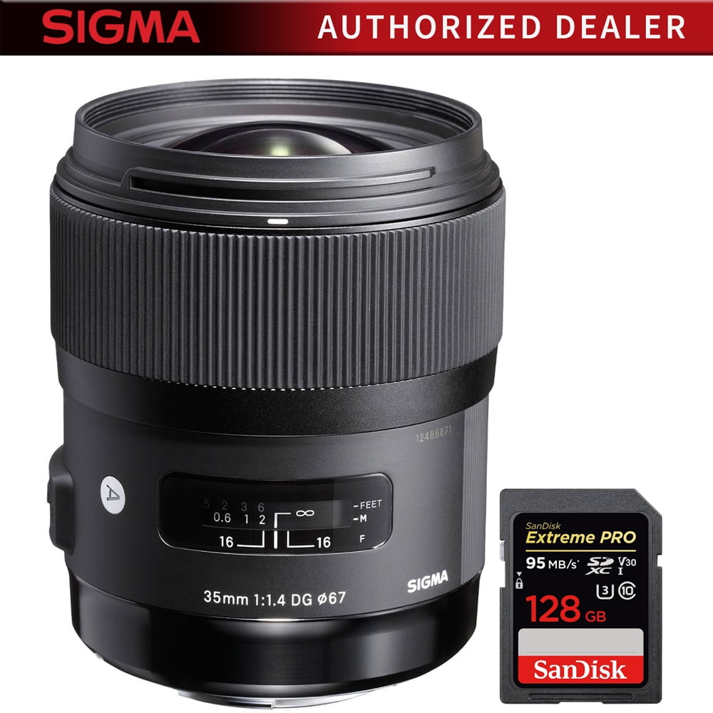Sigma Art Wideangle lens 35 mm F/1.4 DG HSM for Sony (340205