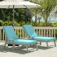 thumbnail image 3 of Aoodor Outdoor Lounger Cushion 72''L x 21''W x 3"H Chair Seat Cushion - Set of 2, 3 of 8