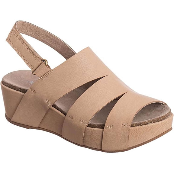 Antelope Women's 431 Leather Three Banded Wedge, Make Up, Size EU 37