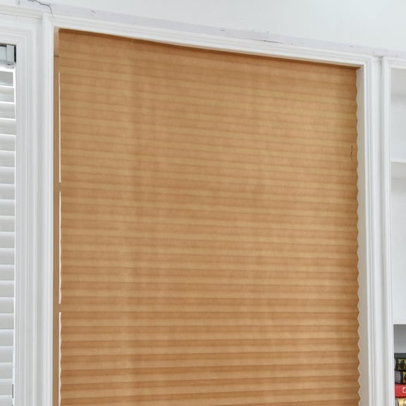 Blackout Shade for Bedroom, Kitchen, Children Room, Bathroom, Room Darkening Pleated Window Shade